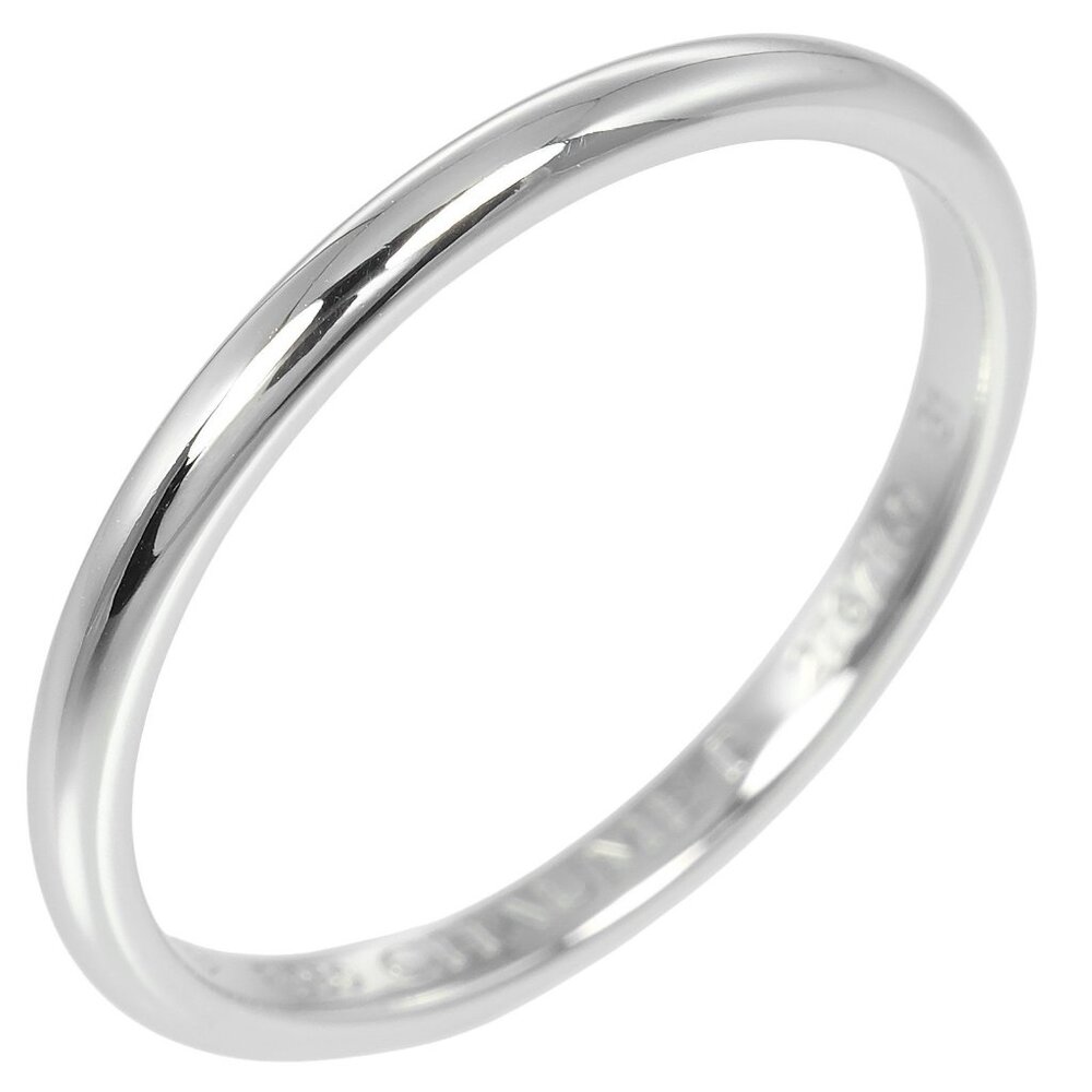 Chaumet Eternal de Chaumet Ring 0.1" band Pt950Platinum/diamond #9.5(US Si...